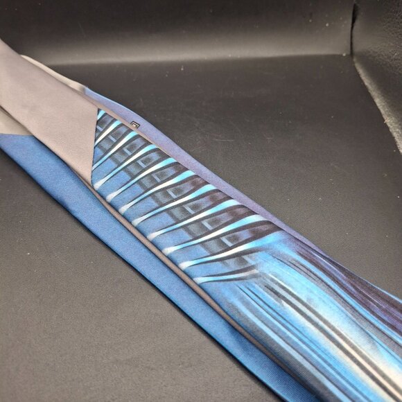 Vintage 1987 Harley-Davidson Ralph Marlin Polyester Tie "Chrome Pipe" - Picture 7 of 7